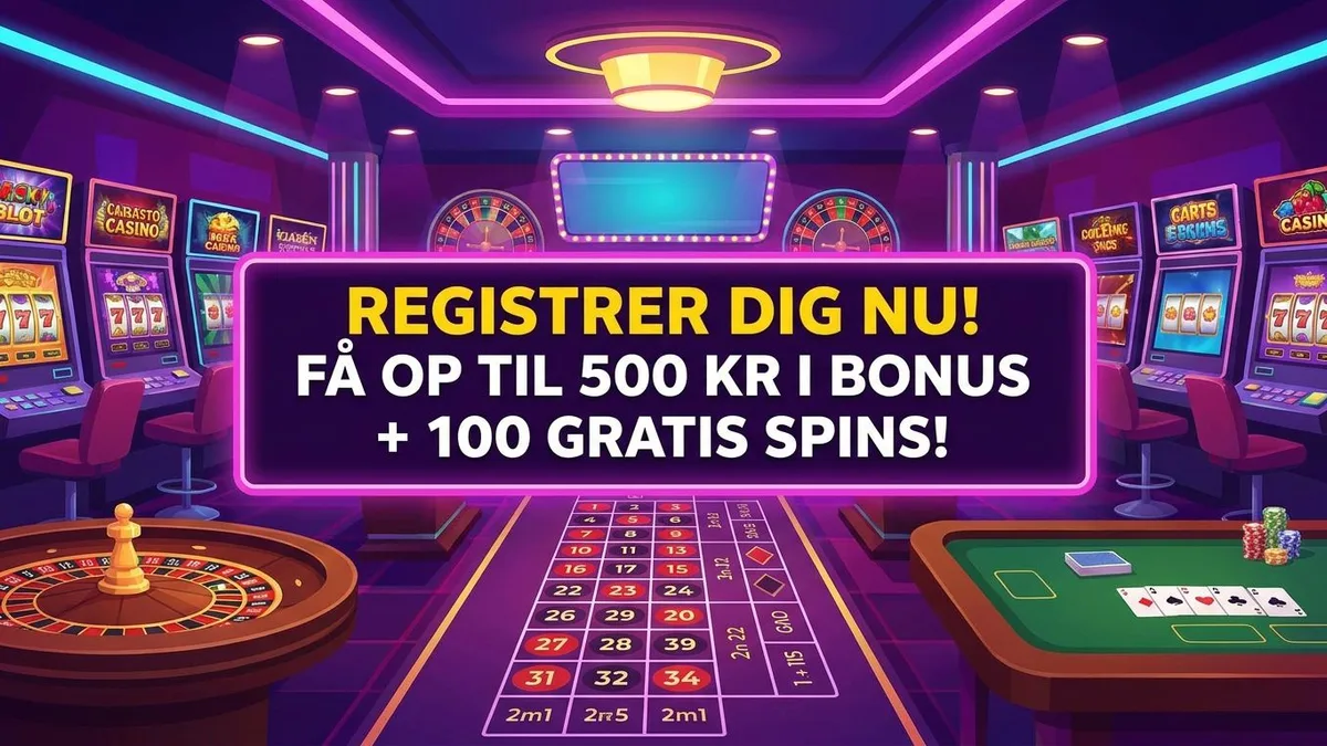 Registrering med bonus